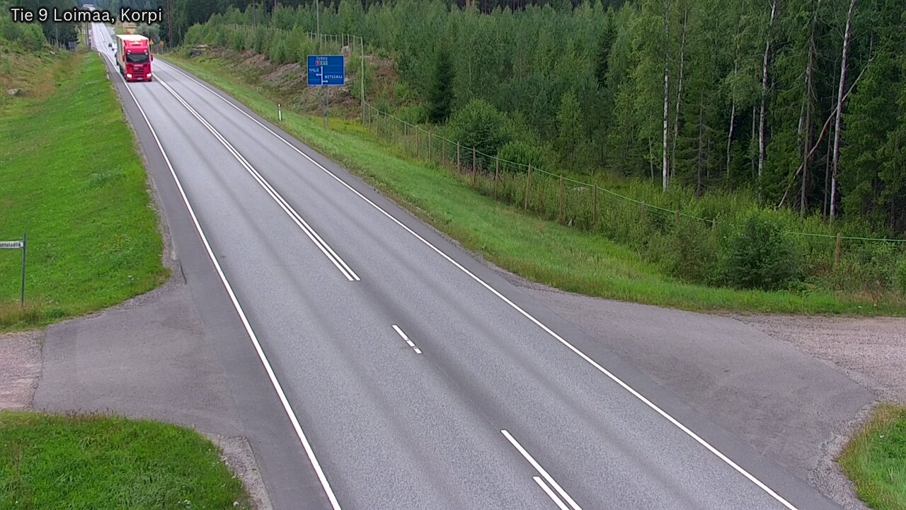 Weather Camera Image Väg 9 Loimaa,Korpi, Loimaa, Varsinais-Suomi