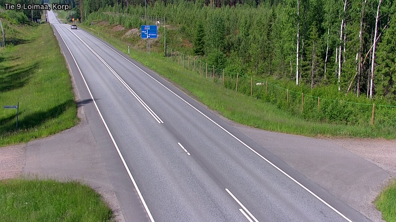 Weather Camera Image Väg 9 Loimaa,Korpi, Loimaa, Varsinais-Suomi