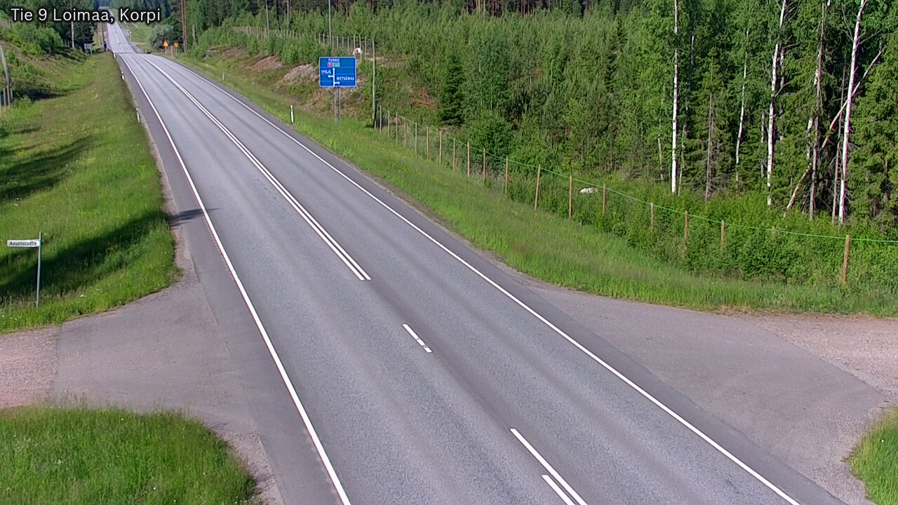 Weather Camera Image Väg 9 Loimaa,Korpi, Loimaa, Varsinais-Suomi
