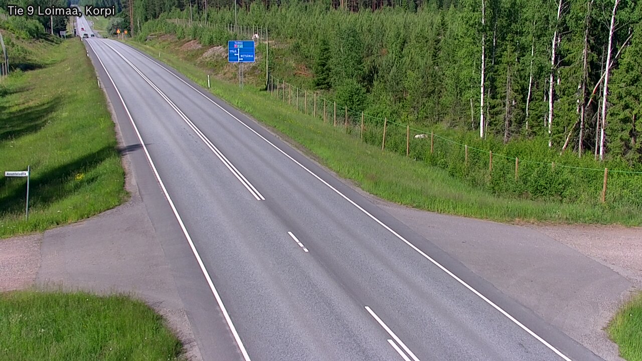 Weather Camera Image Väg 9 Loimaa,Korpi, Loimaa, Varsinais-Suomi
