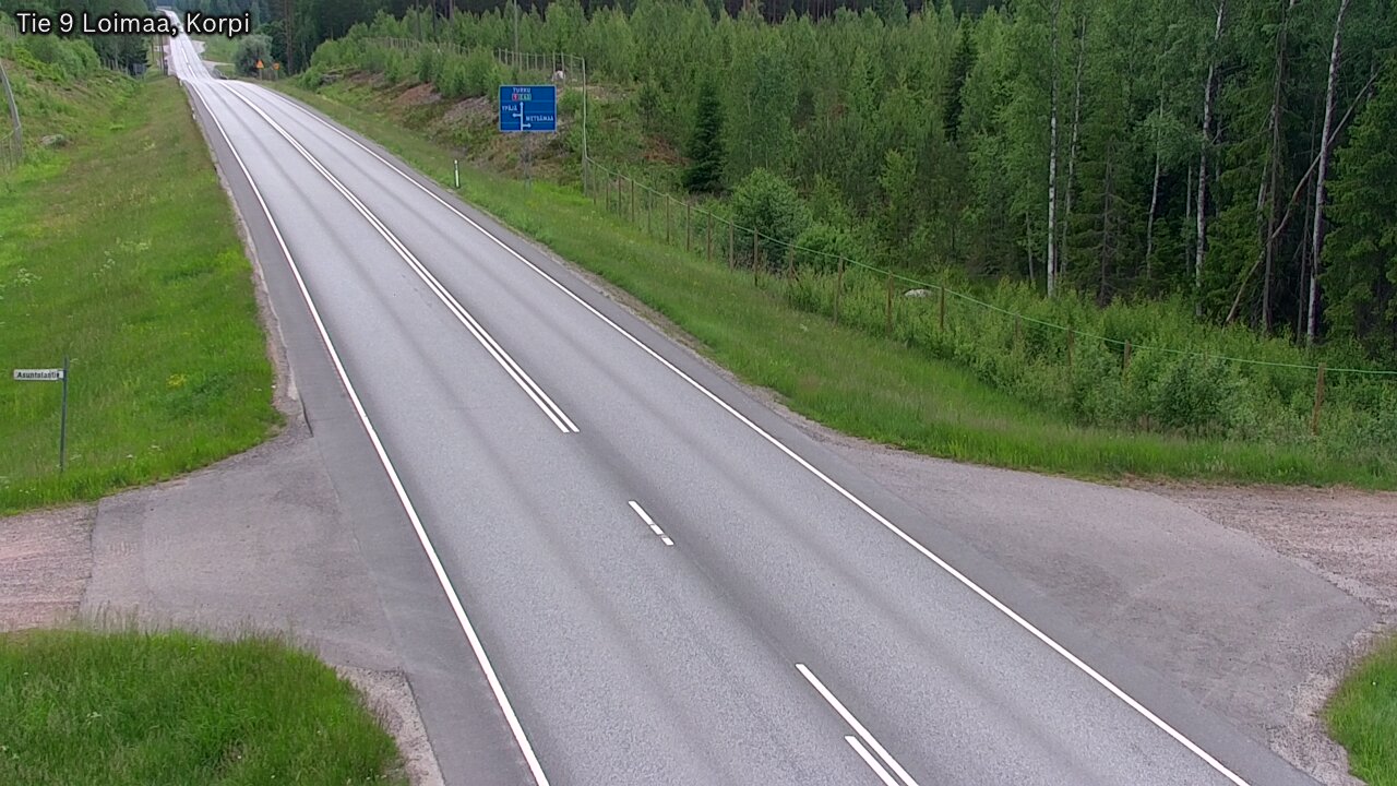 Weather Camera Image Väg 9 Loimaa,Korpi, Loimaa, Varsinais-Suomi