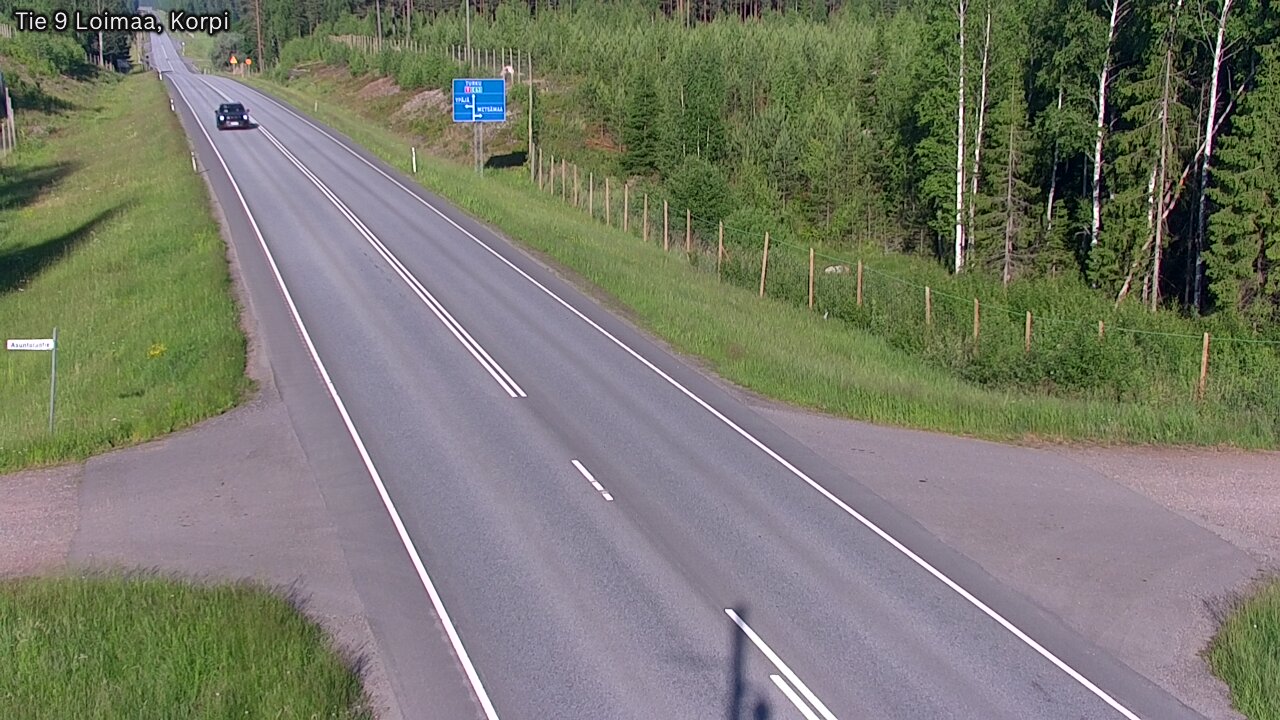Weather Camera Image Väg 9 Loimaa,Korpi, Loimaa, Varsinais-Suomi