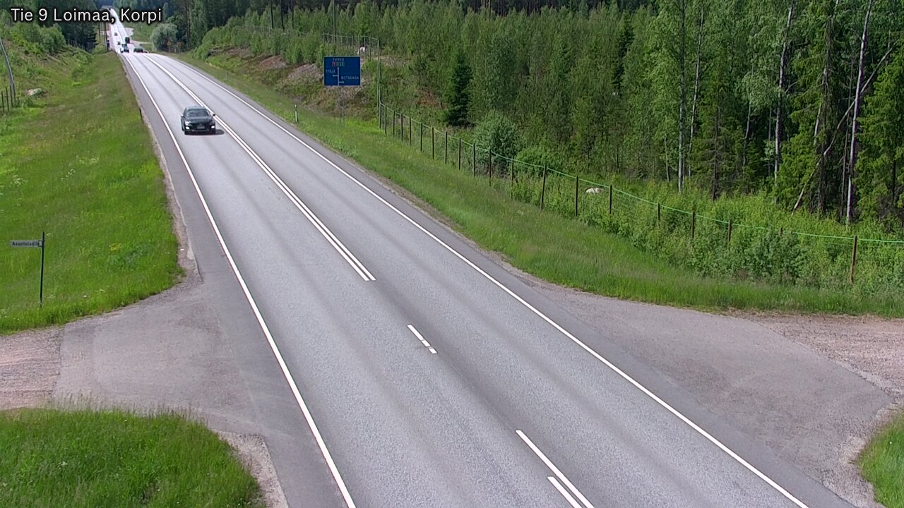 Weather Camera Image Väg 9 Loimaa,Korpi, Loimaa, Varsinais-Suomi