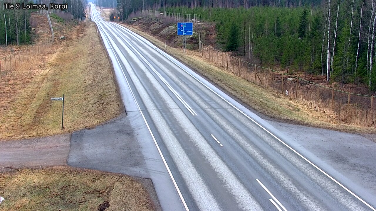 Weather Camera Image Road 9 Loimaa, Korpi, Loimaa, Varsinais-Suomi