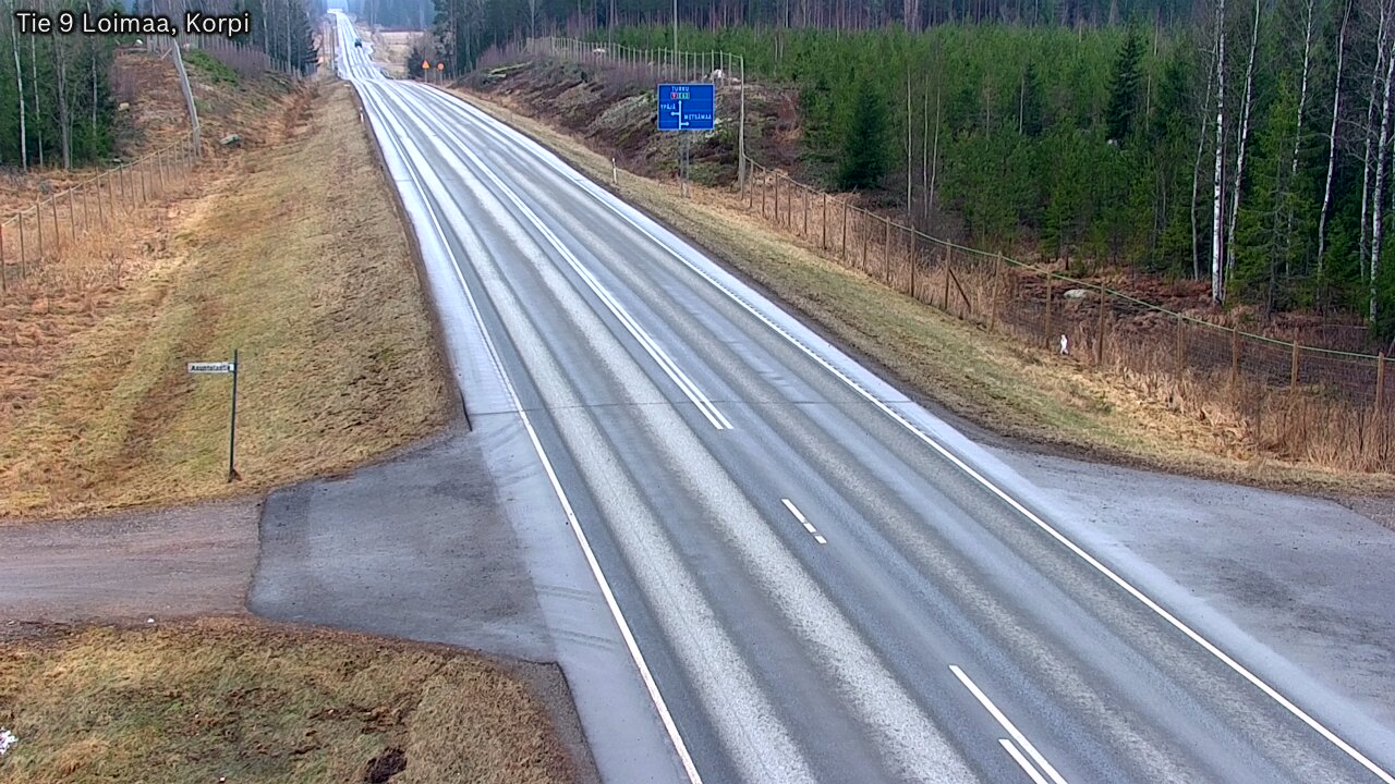Weather Camera Image Road 9 Loimaa, Korpi, Loimaa, Varsinais-Suomi