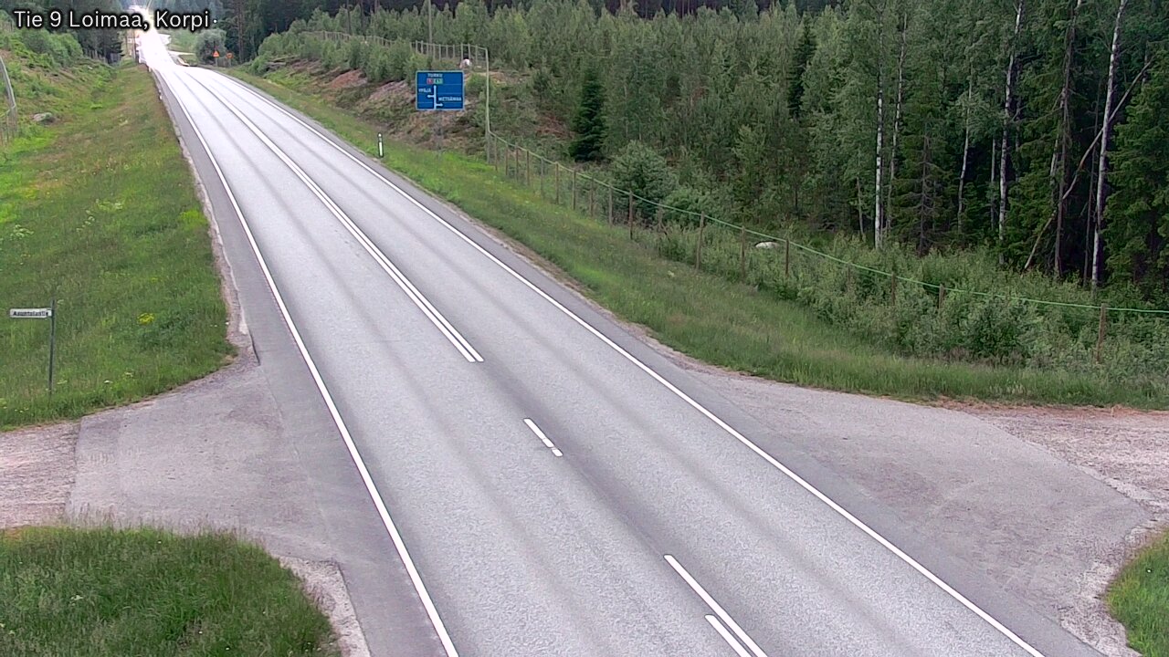 Weather Camera Image Väg 9 Loimaa,Korpi, Loimaa, Varsinais-Suomi