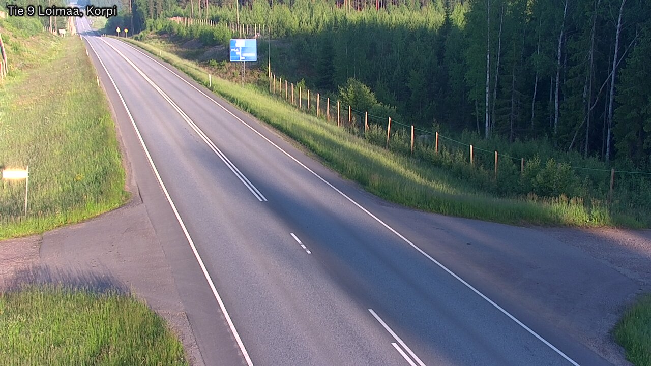 Weather Camera Image Väg 9 Loimaa,Korpi, Loimaa, Varsinais-Suomi