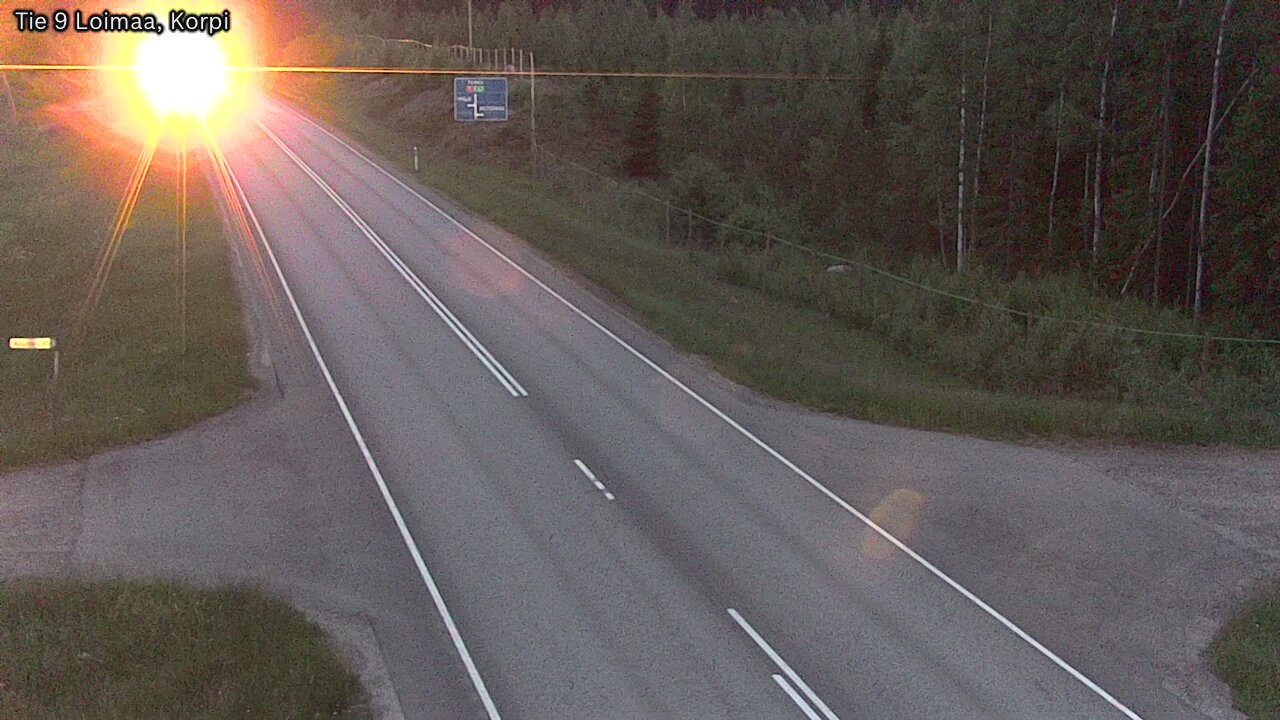 Weather Camera Image Väg 9 Loimaa,Korpi, Loimaa, Varsinais-Suomi