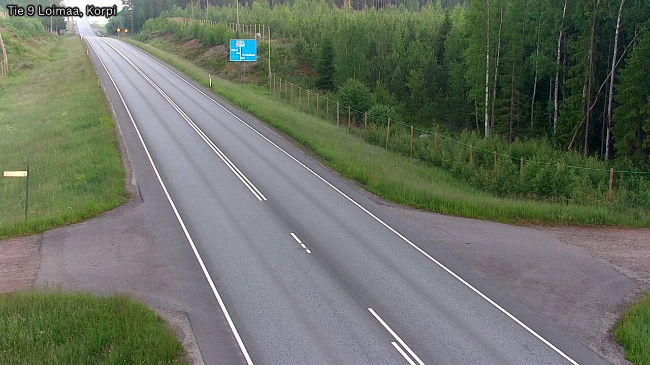 Weather Camera Image Väg 9 Loimaa,Korpi, Loimaa, Varsinais-Suomi