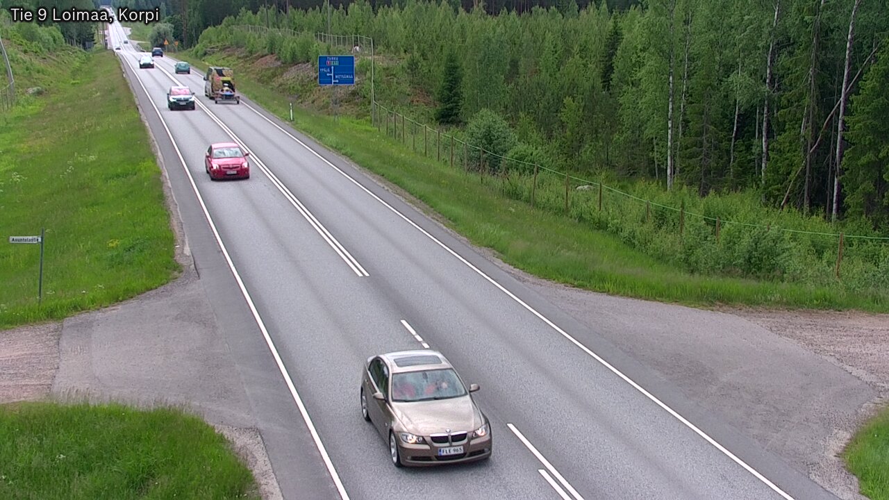 Weather Camera Image Väg 9 Loimaa,Korpi, Loimaa, Varsinais-Suomi