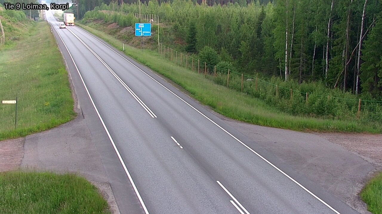 Weather Camera Image Väg 9 Loimaa,Korpi, Loimaa, Varsinais-Suomi