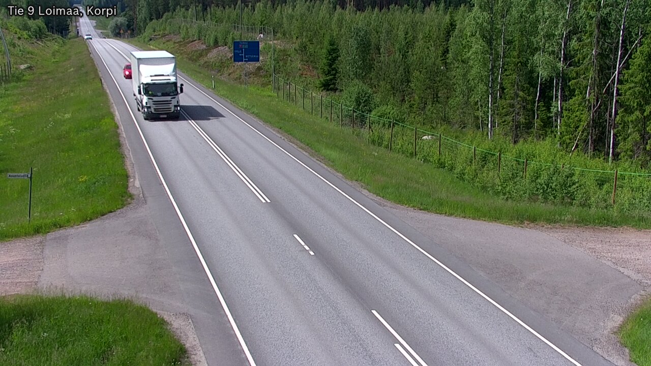 Weather Camera Image Väg 9 Loimaa,Korpi, Loimaa, Varsinais-Suomi