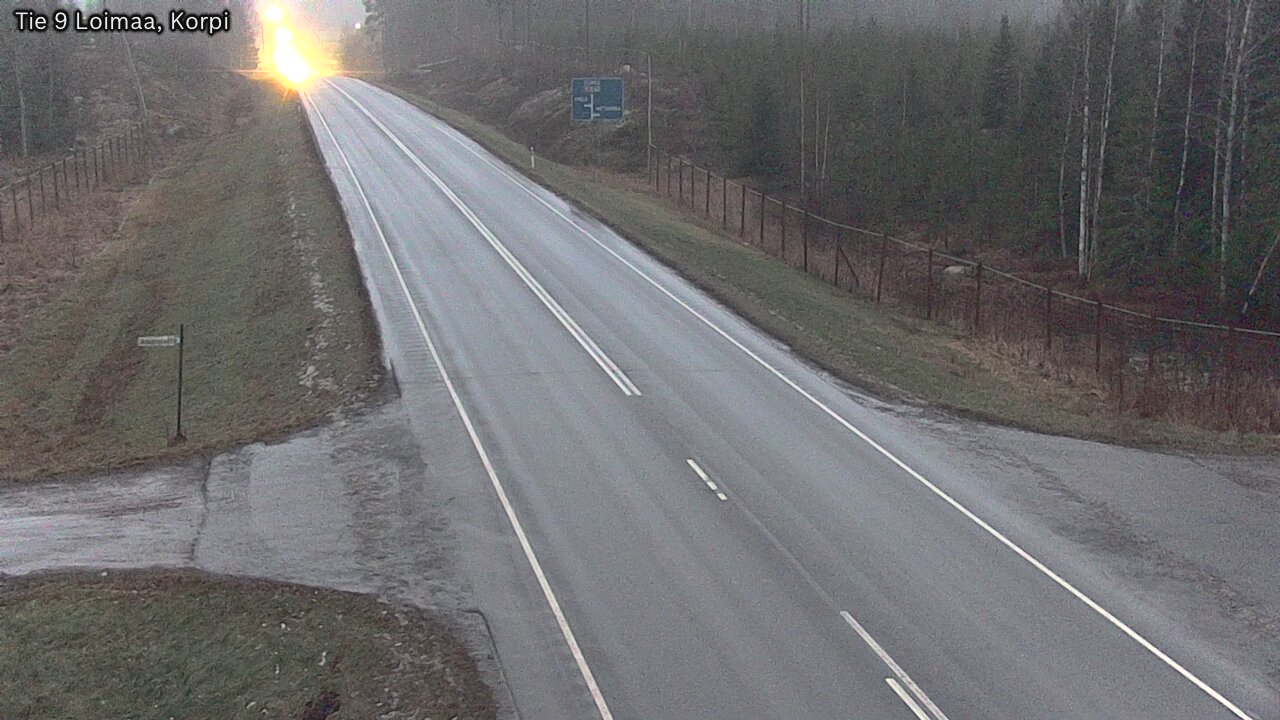 Weather Camera Image Väg 9 Loimaa,Korpi, Loimaa, Varsinais-Suomi