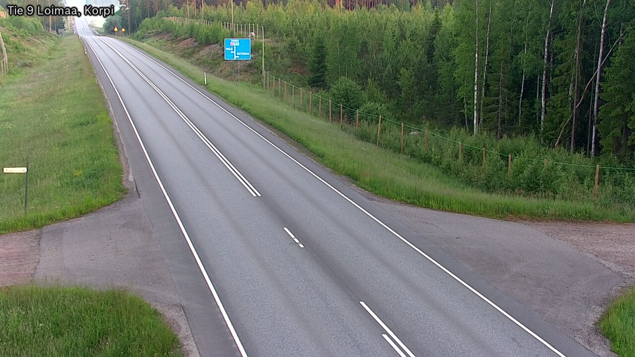 Weather Camera Image Väg 9 Loimaa,Korpi, Loimaa, Varsinais-Suomi