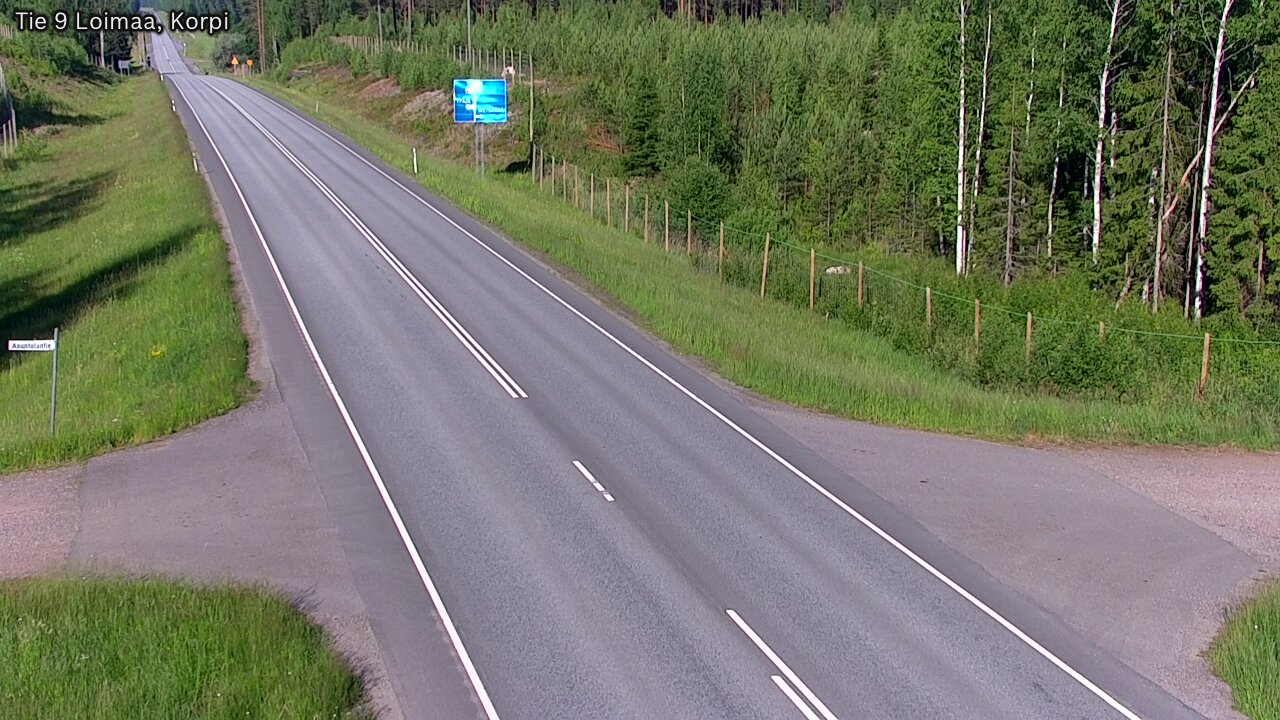 Weather Camera Image Väg 9 Loimaa,Korpi, Loimaa, Varsinais-Suomi