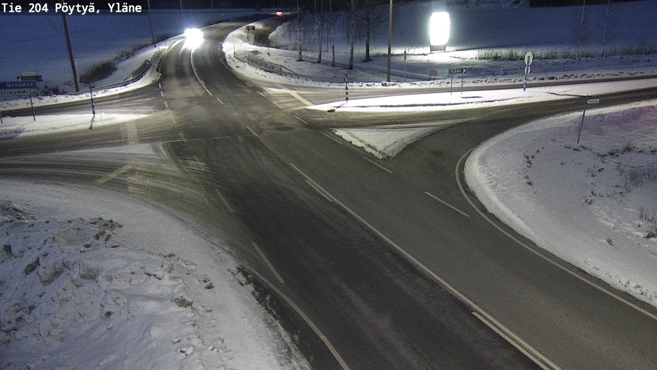 Kelikamerat Kuva Tie 204 Pöytyä, Yläne, Pöytyä, Varsinais-Suomi