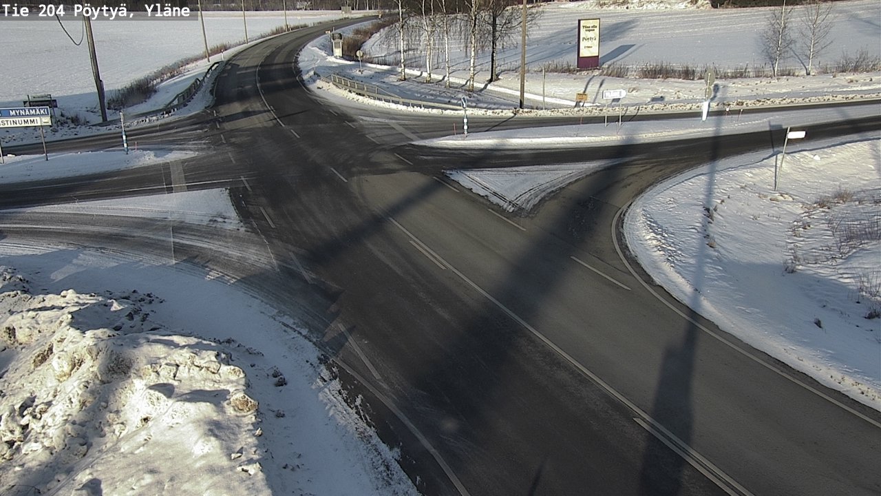 Kelikamerat Kuva Tie 204 Pöytyä, Yläne, Pöytyä, Varsinais-Suomi