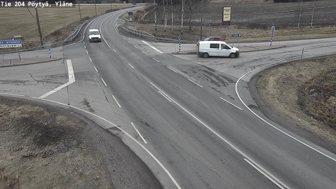 Kelikamerat Kuva Tie 204 Pöytyä, Yläne, Pöytyä, Varsinais-Suomi
