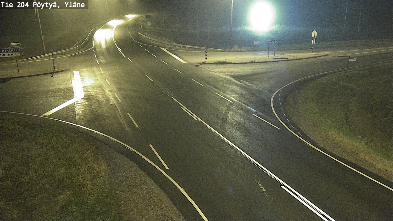 Kelikamerat Kuva Tie 204 Pöytyä, Yläne, Pöytyä, Varsinais-Suomi