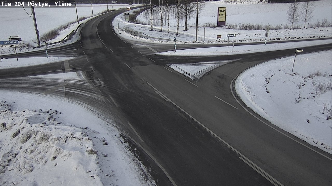 Kelikamerat Kuva Tie 204 Pöytyä, Yläne, Pöytyä, Varsinais-Suomi
