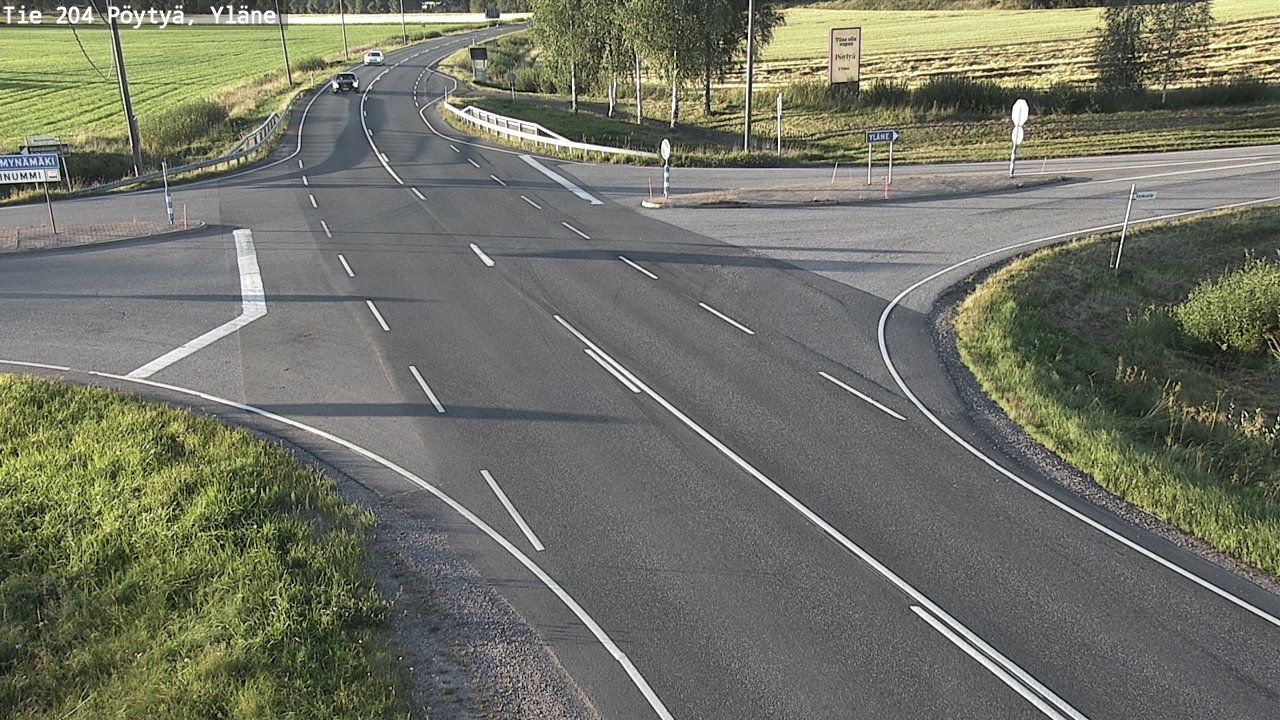 Kelikamerat Kuva Tie 204 Pöytyä, Yläne, Pöytyä, Varsinais-Suomi