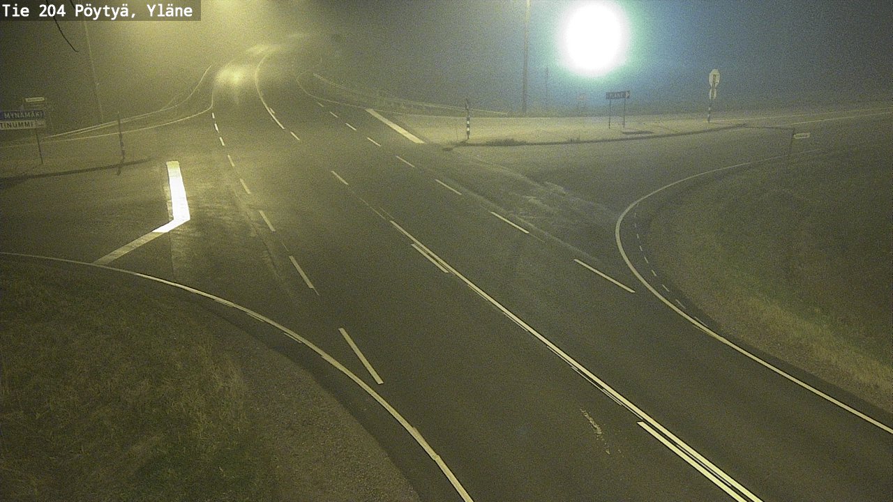 Kelikamerat Kuva Tie 204 Pöytyä, Yläne, Pöytyä, Varsinais-Suomi