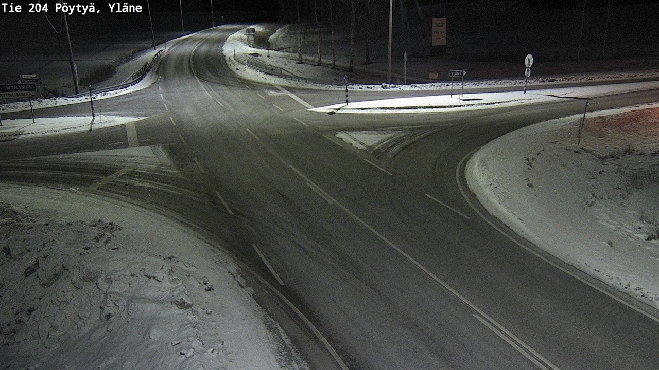 Kelikamerat Kuva Tie 204 Pöytyä, Yläne, Pöytyä, Varsinais-Suomi