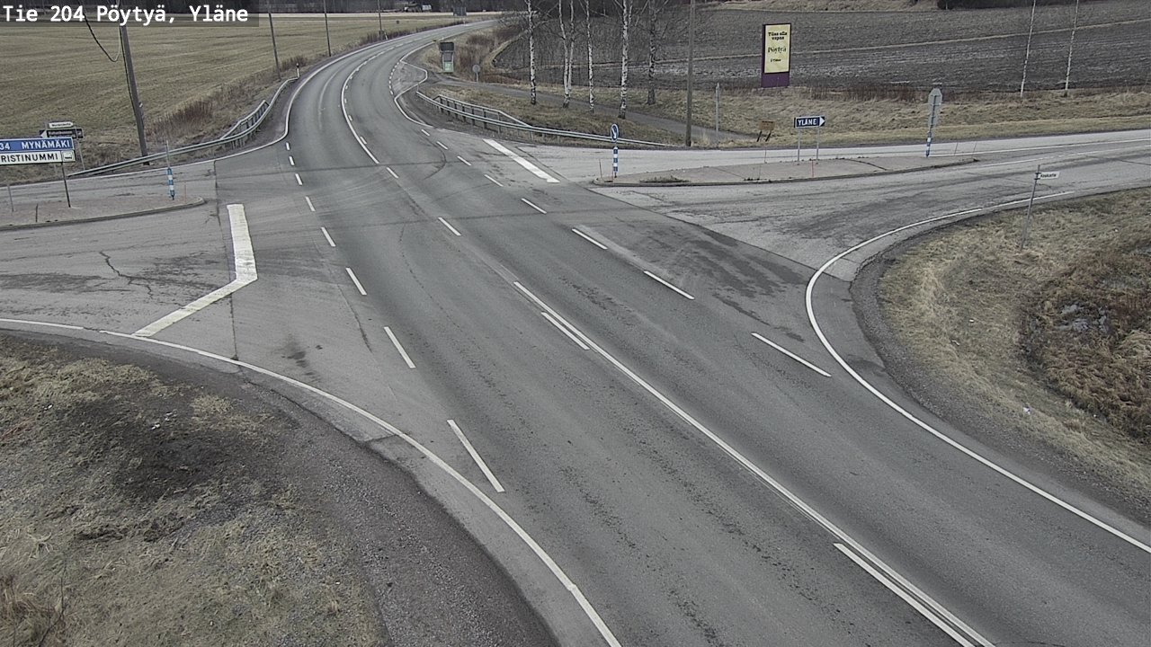 Kelikamerat Kuva Tie 204 Pöytyä, Yläne, Pöytyä, Varsinais-Suomi