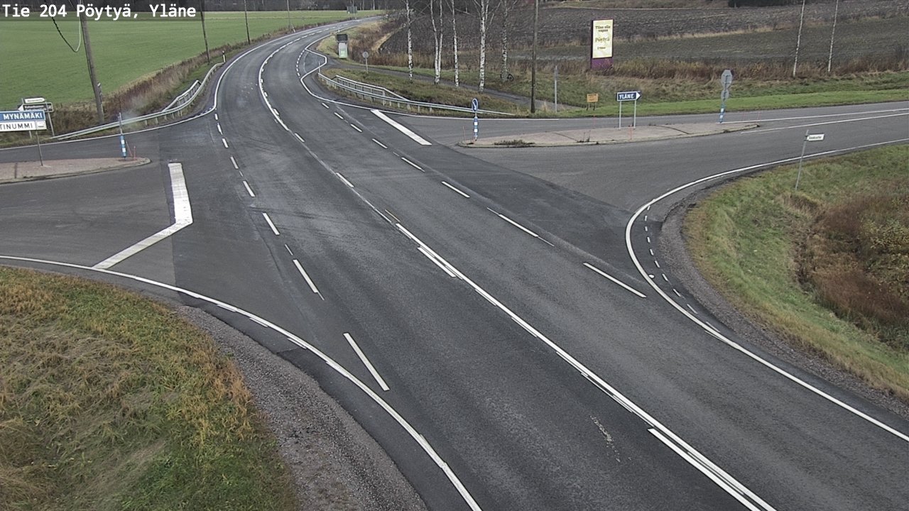 Kelikamerat Kuva Tie 204 Pöytyä, Yläne, Pöytyä, Varsinais-Suomi
