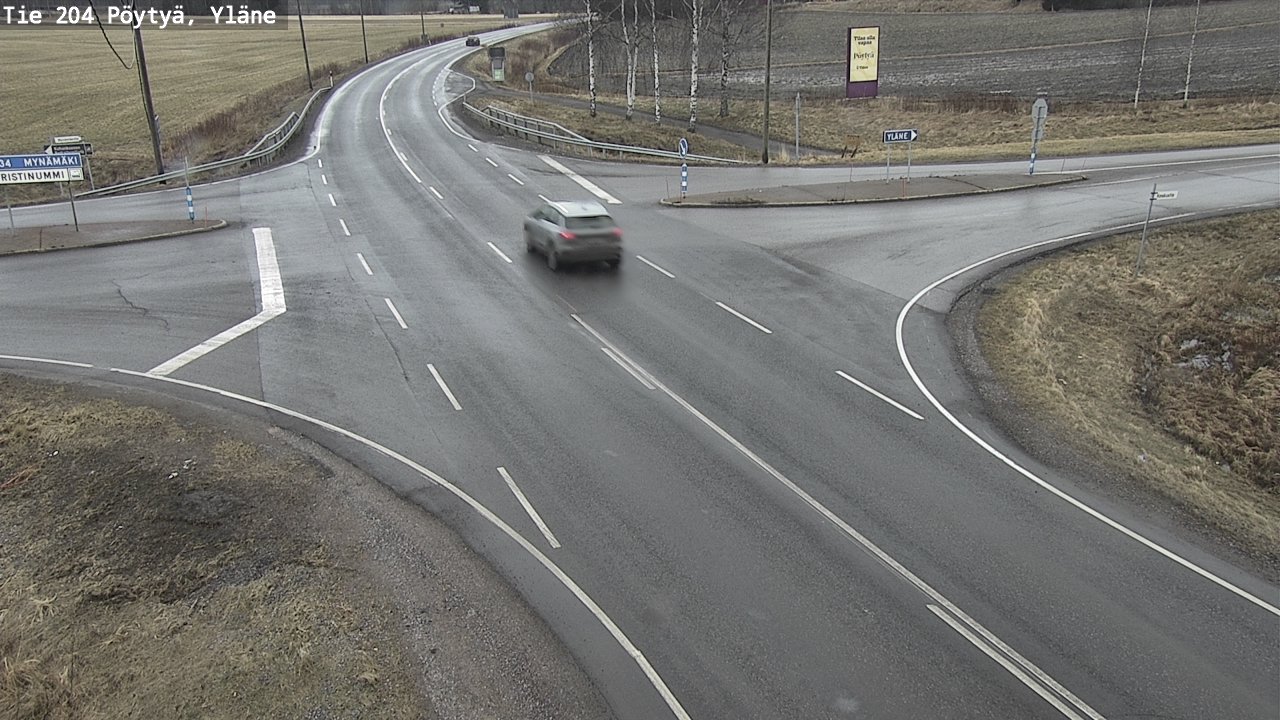 Kelikamerat Kuva Tie 204 Pöytyä, Yläne, Pöytyä, Varsinais-Suomi