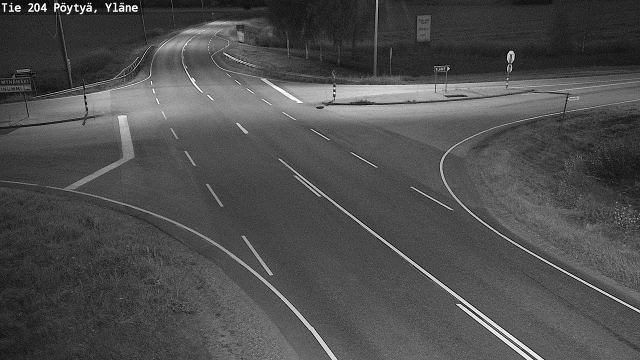 Kelikamerat Kuva Tie 204 Pöytyä, Yläne, Pöytyä, Varsinais-Suomi