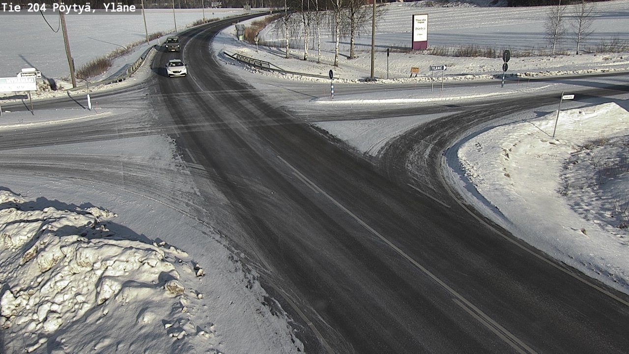 Kelikamerat Kuva Tie 204 Pöytyä, Yläne, Pöytyä, Varsinais-Suomi