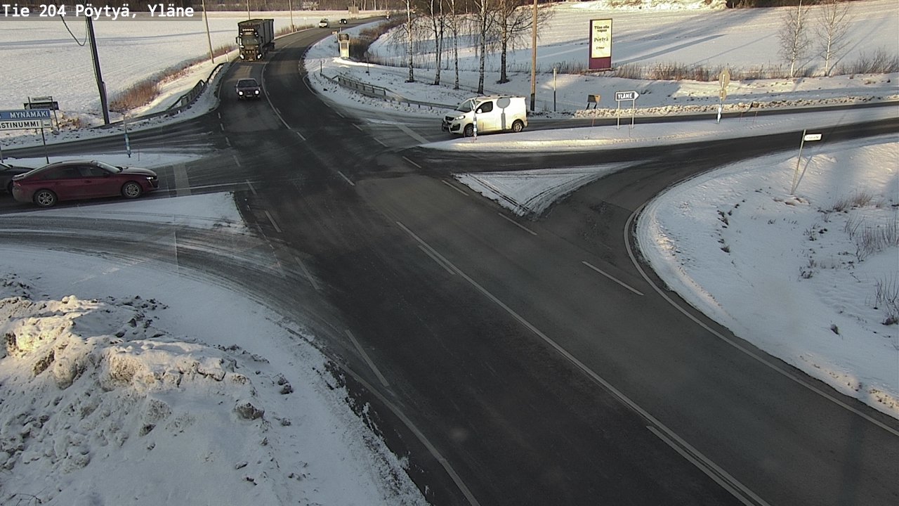 Kelikamerat Kuva Tie 204 Pöytyä, Yläne, Pöytyä, Varsinais-Suomi