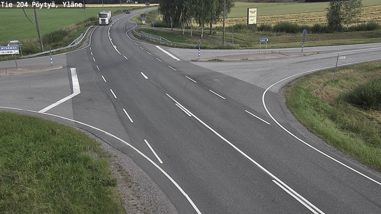 Kelikamerat Kuva Tie 204 Pöytyä, Yläne, Pöytyä, Varsinais-Suomi