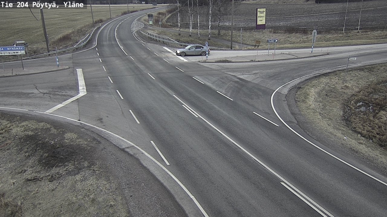 Kelikamerat Kuva Tie 204 Pöytyä, Yläne, Pöytyä, Varsinais-Suomi
