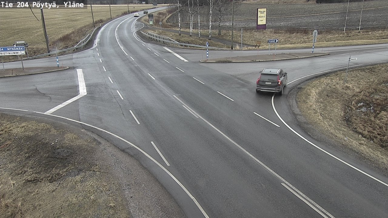 Kelikamerat Kuva Tie 204 Pöytyä, Yläne, Pöytyä, Varsinais-Suomi