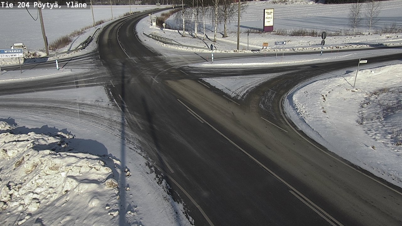 Kelikamerat Kuva Tie 204 Pöytyä, Yläne, Pöytyä, Varsinais-Suomi