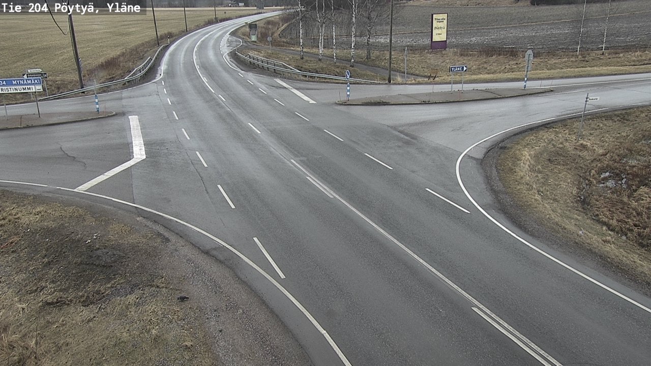 Kelikamerat Kuva Tie 204 Pöytyä, Yläne, Pöytyä, Varsinais-Suomi