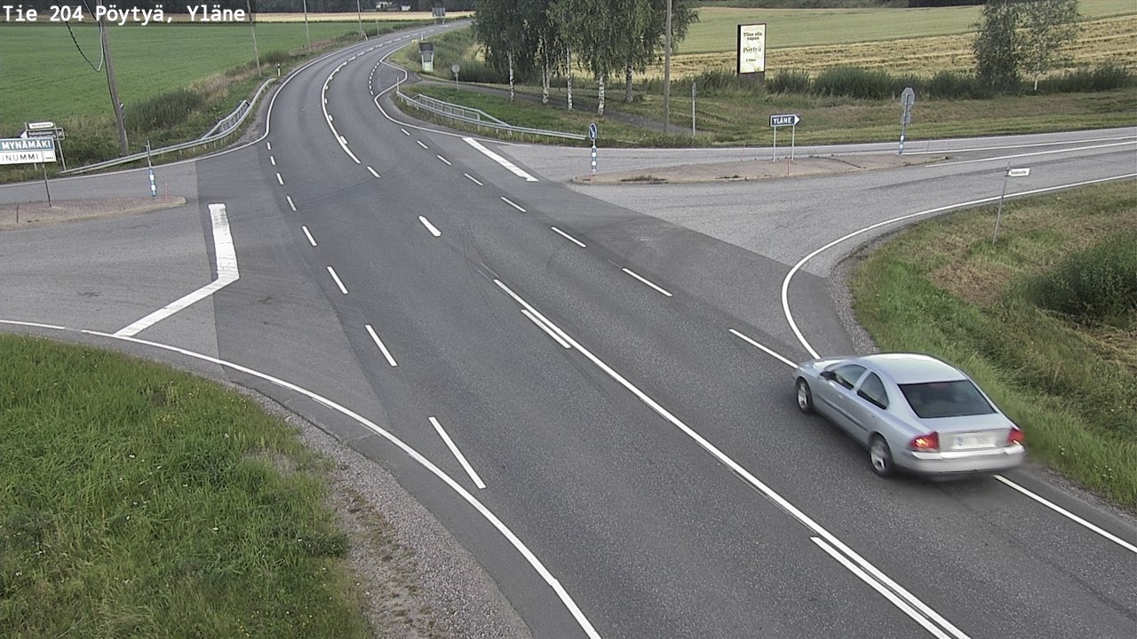 Kelikamerat Kuva Tie 204 Pöytyä, Yläne, Pöytyä, Varsinais-Suomi