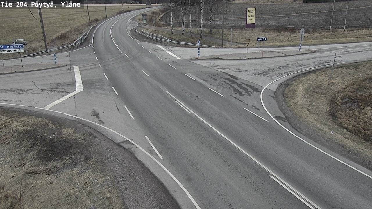 Kelikamerat Kuva Tie 204 Pöytyä, Yläne, Pöytyä, Varsinais-Suomi