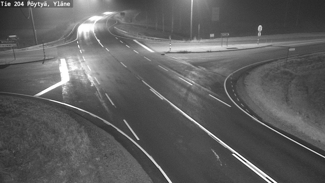 Kelikamerat Kuva Tie 204 Pöytyä, Yläne, Pöytyä, Varsinais-Suomi