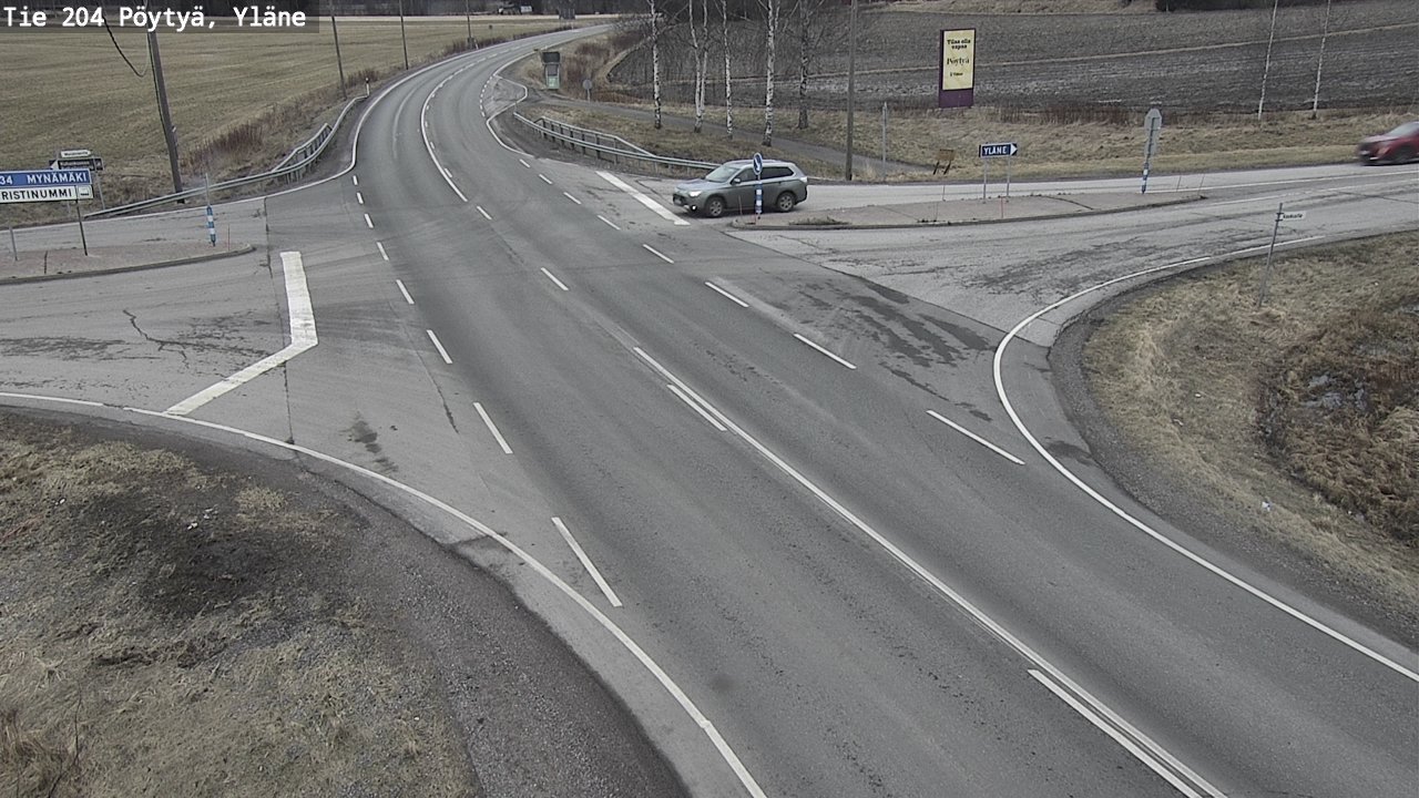 Kelikamerat Kuva Tie 204 Pöytyä, Yläne, Pöytyä, Varsinais-Suomi