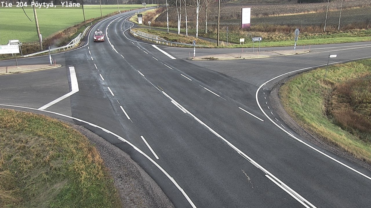 Kelikamerat Kuva Tie 204 Pöytyä, Yläne, Pöytyä, Varsinais-Suomi