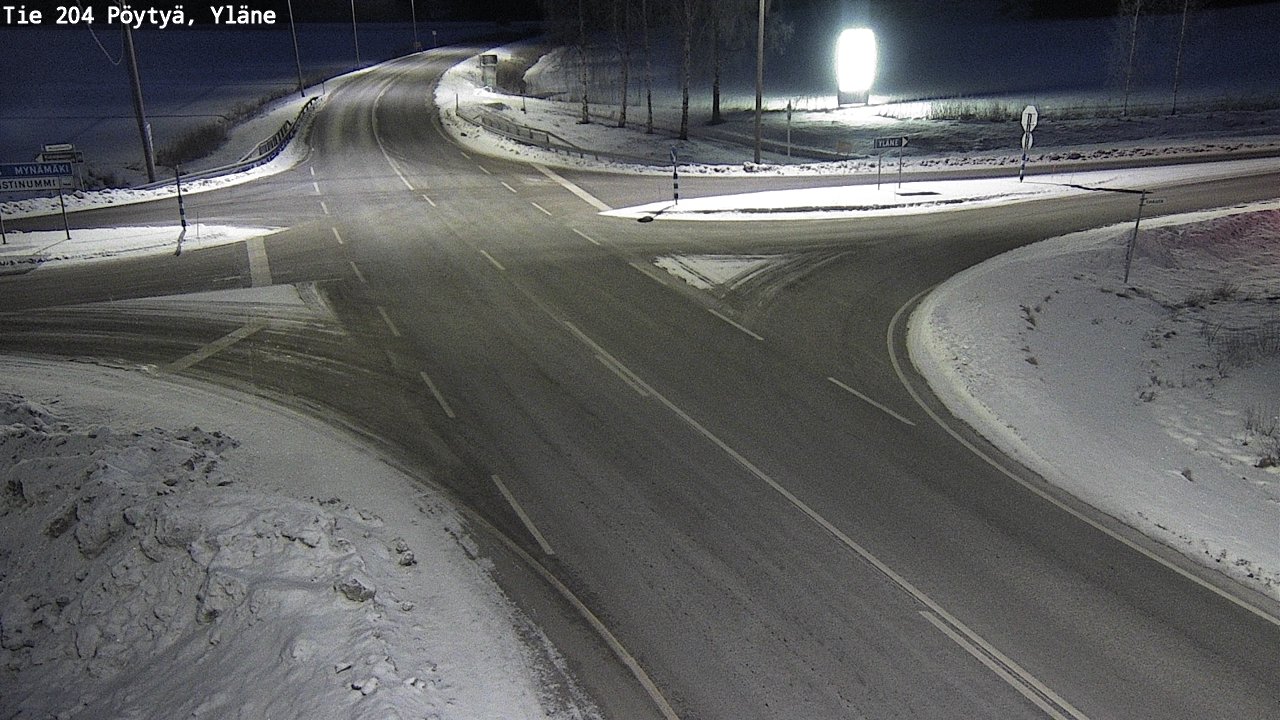 Kelikamerat Kuva Tie 204 Pöytyä, Yläne, Pöytyä, Varsinais-Suomi