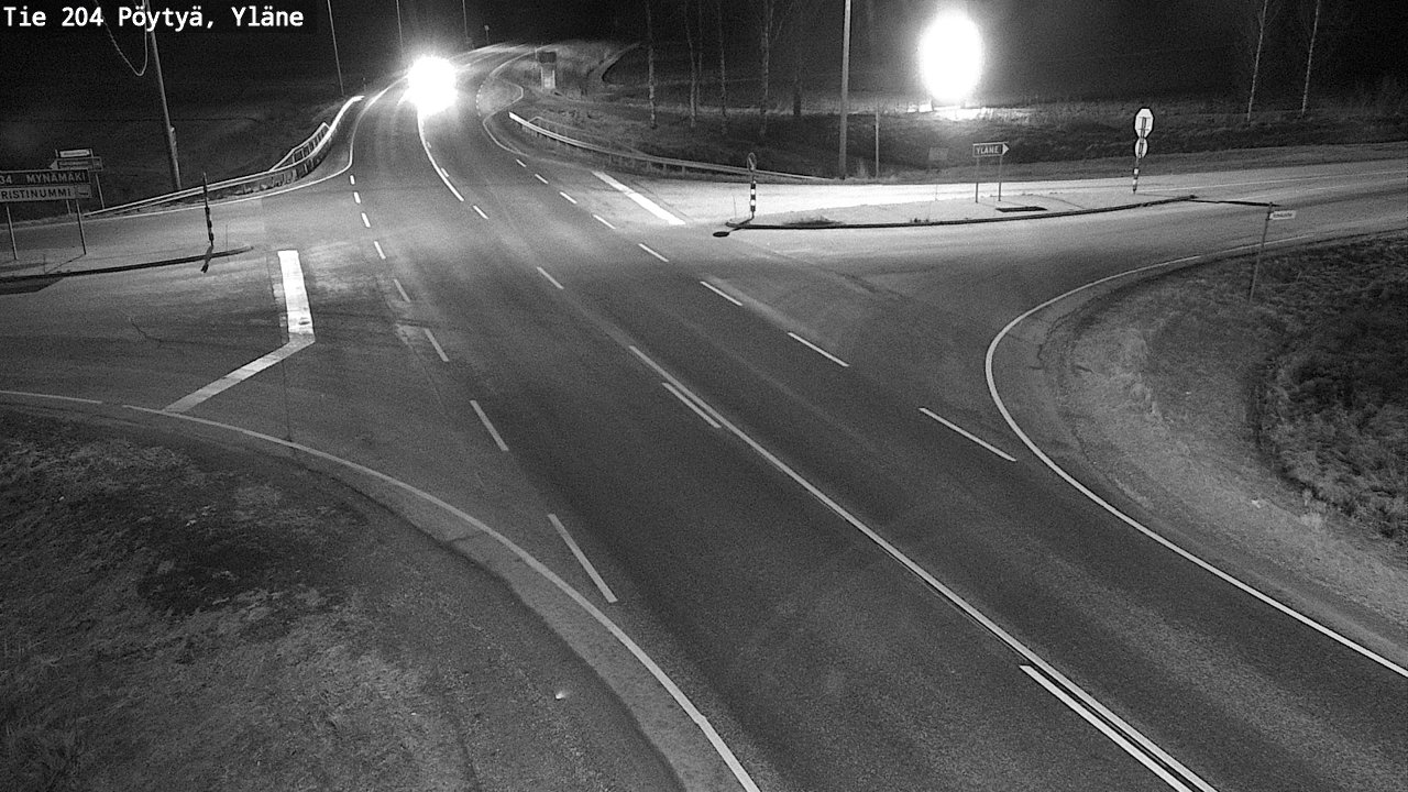 Kelikamerat Kuva Tie 204 Pöytyä, Yläne, Pöytyä, Varsinais-Suomi