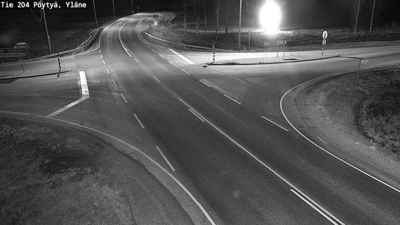 Kelikamerat Kuva Tie 204 Pöytyä, Yläne, Pöytyä, Varsinais-Suomi