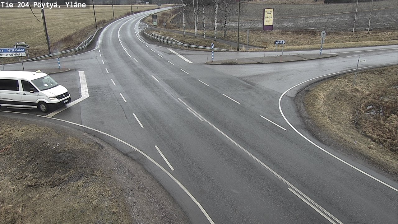 Kelikamerat Kuva Tie 204 Pöytyä, Yläne, Pöytyä, Varsinais-Suomi