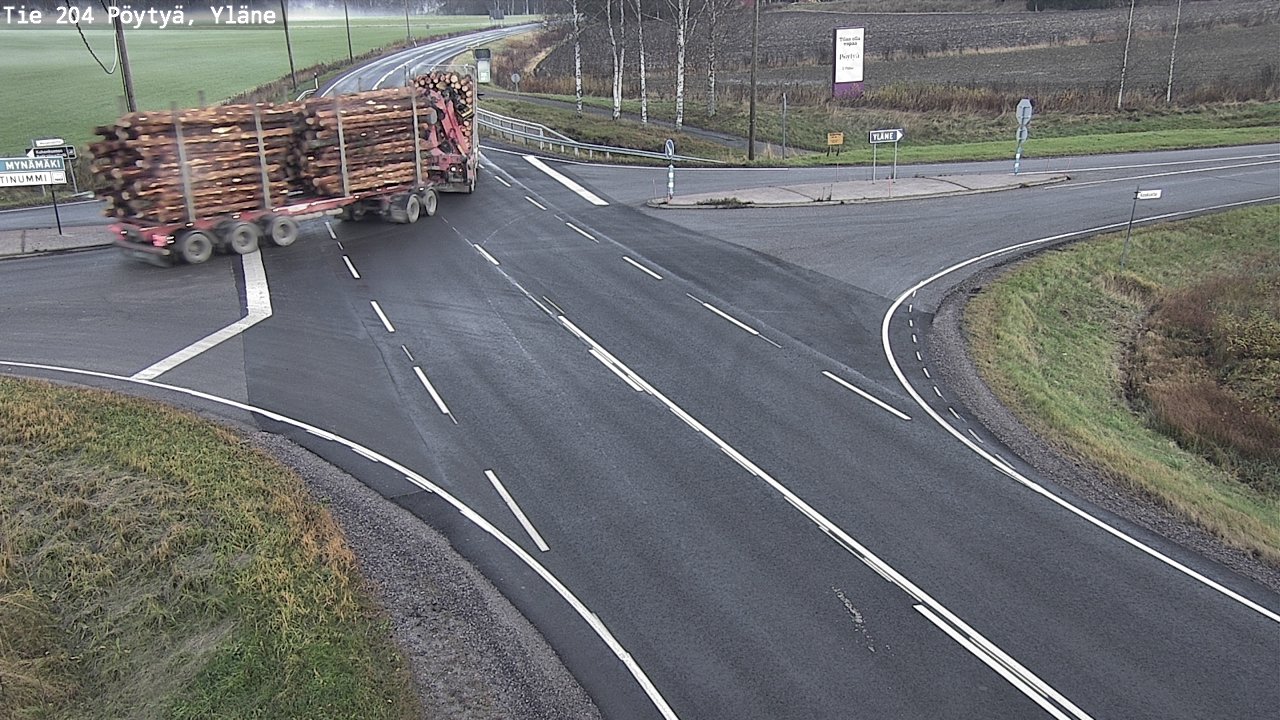 Kelikamerat Kuva Tie 204 Pöytyä, Yläne, Pöytyä, Varsinais-Suomi
