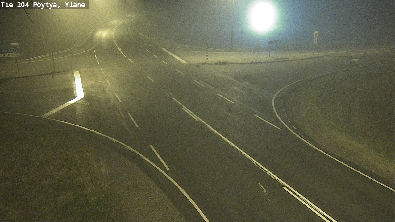 Kelikamerat Kuva Tie 204 Pöytyä, Yläne, Pöytyä, Varsinais-Suomi