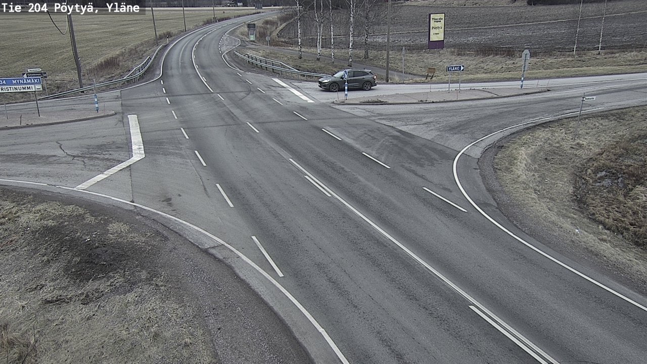 Kelikamerat Kuva Tie 204 Pöytyä, Yläne, Pöytyä, Varsinais-Suomi